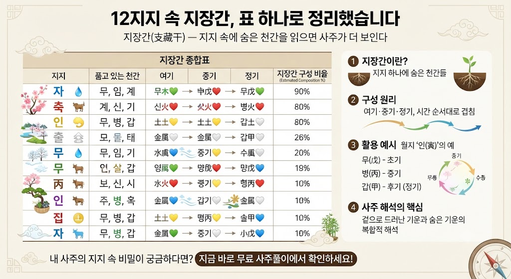 12지지_지장간표
