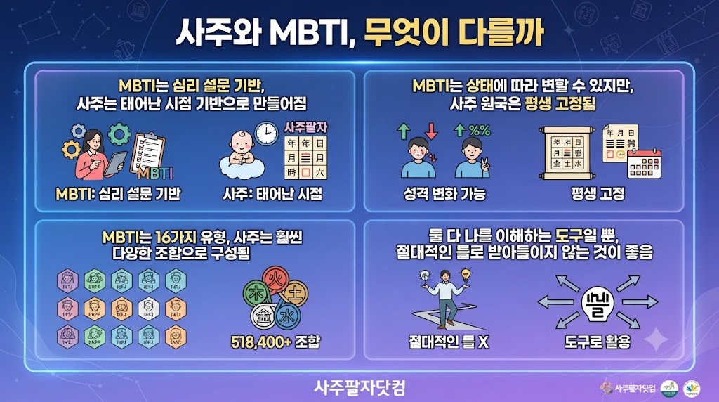 사주와MBTI