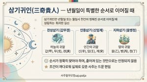 천을귀인보다 귀한 삼기귀인