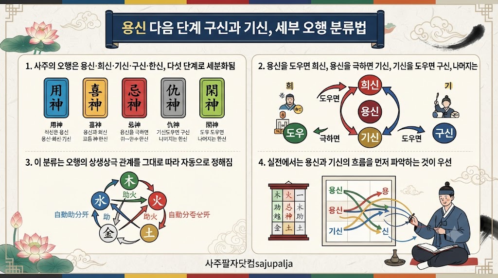 오행 세부 분류- 기신, 구신