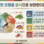 부족한 오행을 음식으로 보완한다는 것