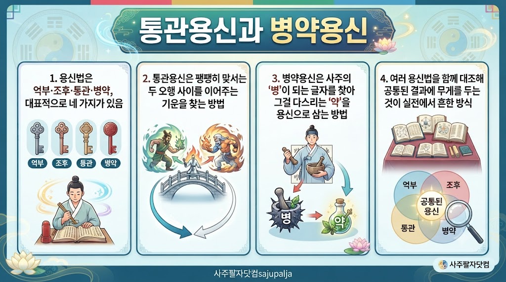 용신법- 통관용신과 병약용신