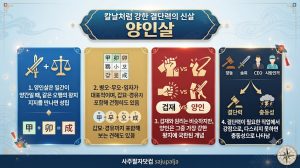 칼날처럼 강한 결단력의 신살 양인살이란?